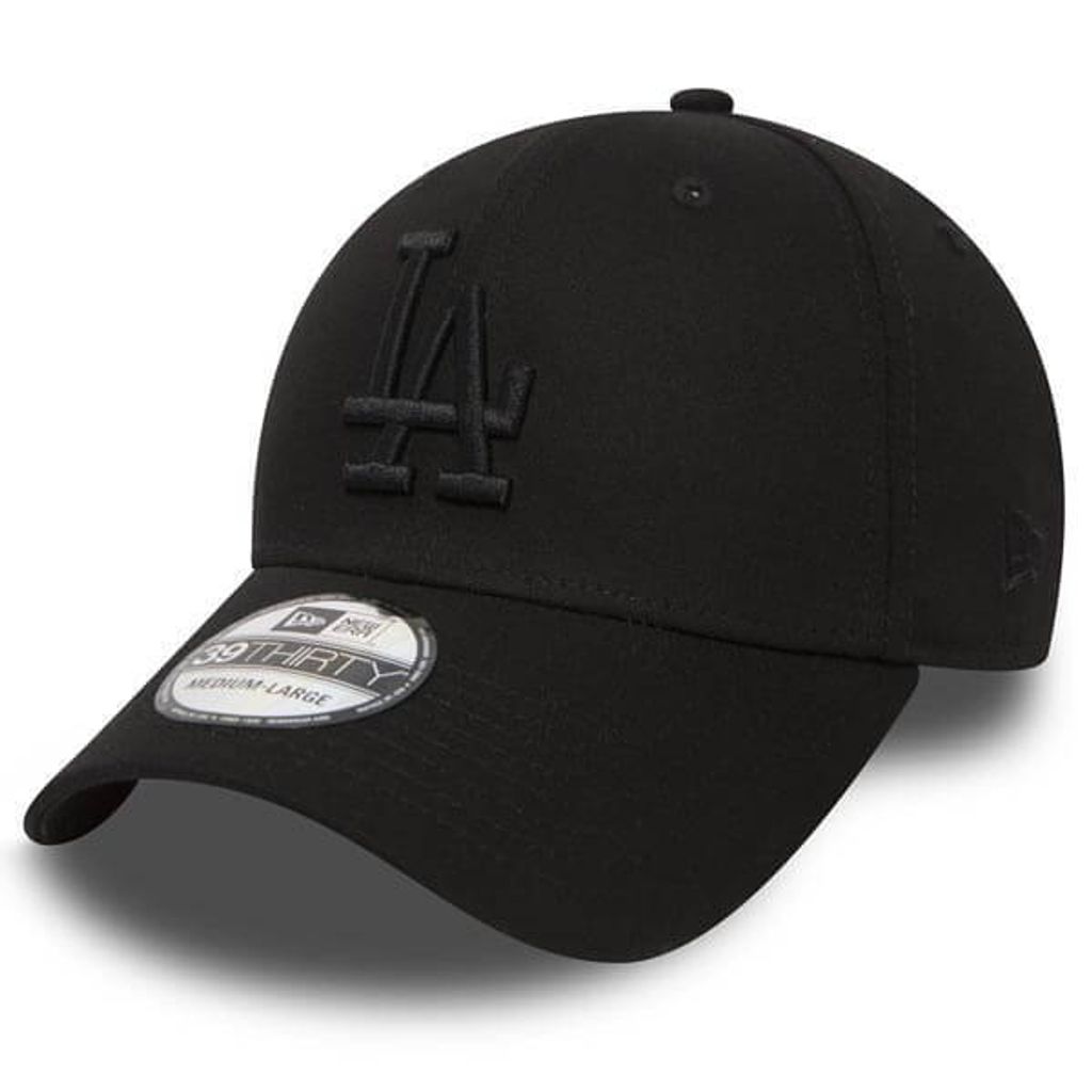 Czapka New Era 39Thirty Stretch Cap - LA Dodgers schwarz - Zdjęcie produktu 