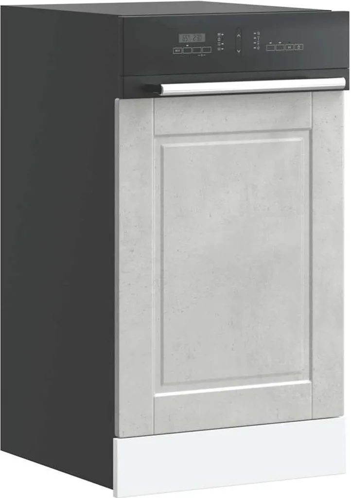 Stabli Möbel Coperchio per lavastoviglie Porto concrete grey 45x1,5x67 cm Materiale a base di legno - Mobili da cucina CC1608494 1pacco