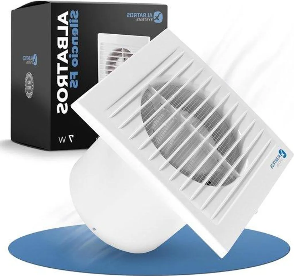 Ventilateur pour salle de bains Silenzio 100 mm : air pur sans buée