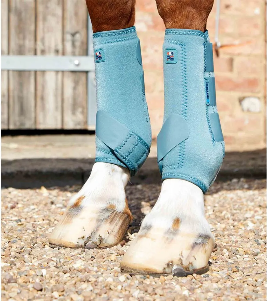 Guêtres Premier Equine Air-tech Sport Medicine Bleu M pour cheval
