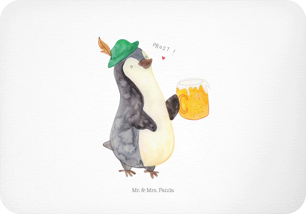 Mr. & Mrs. Panda magnet Pinguin Bier - Weiß - Geschenk, Dekomagnet, zettelhalter, , whiteboardmagnet, Pinnwandmagnet, Kühlschrankmagnet, Beschwippst