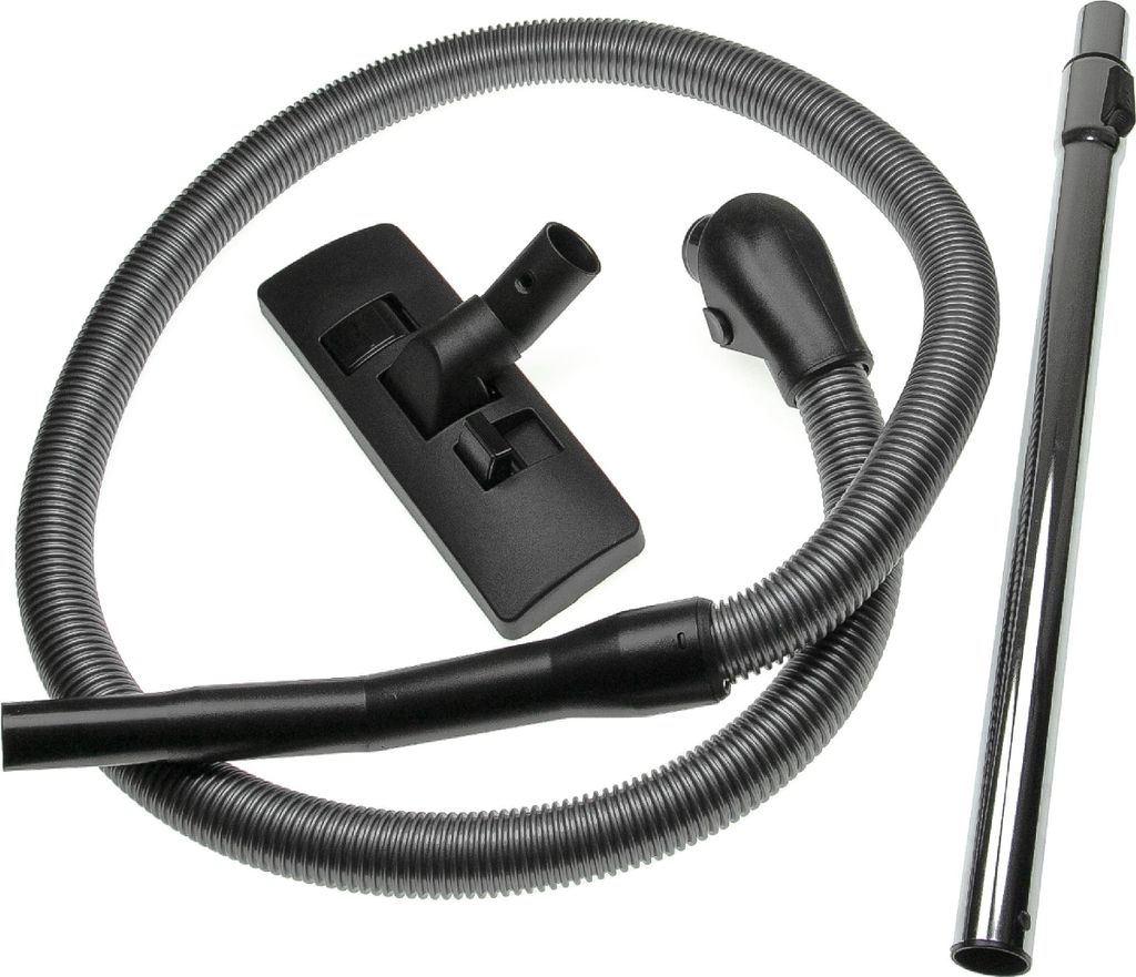 vhbw 3-tlg. Zubehör-Set Ersatz für Miele 3947431, 3947433, 3947432, 3947435, 3947434 für Staubsauger - Bodendüse, Teleskop-Rohr, Schlauch