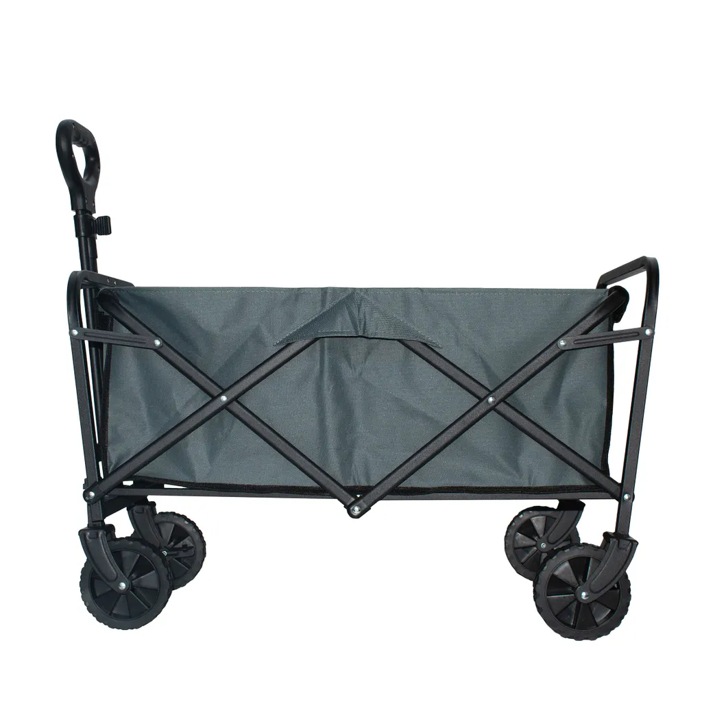 Chariot de jardin pliable multi-usage avec structure acier renforcée - 3