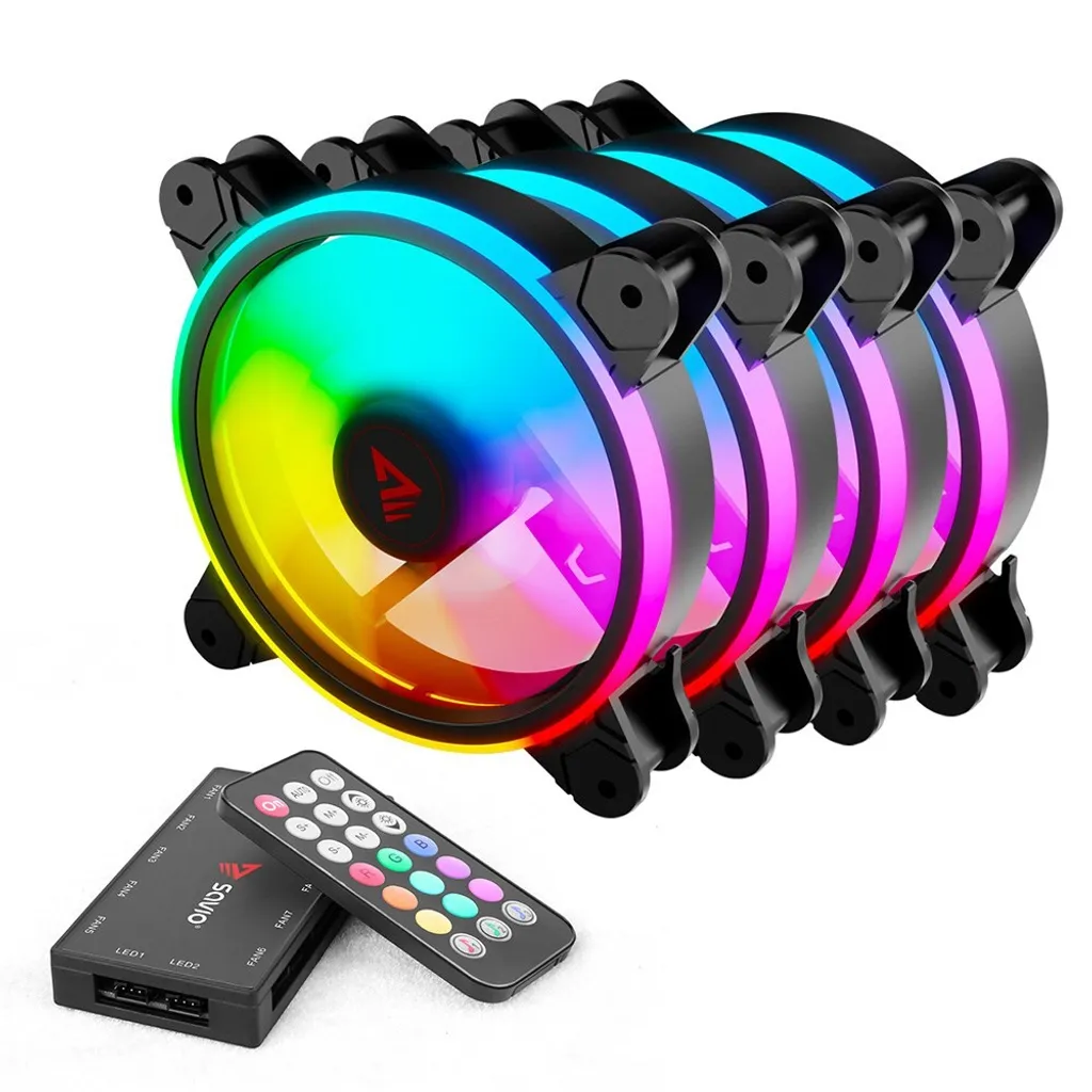 Occasione! Kit 4 Ventole ARGB SAVIO FAN-01 + Controller e Remote