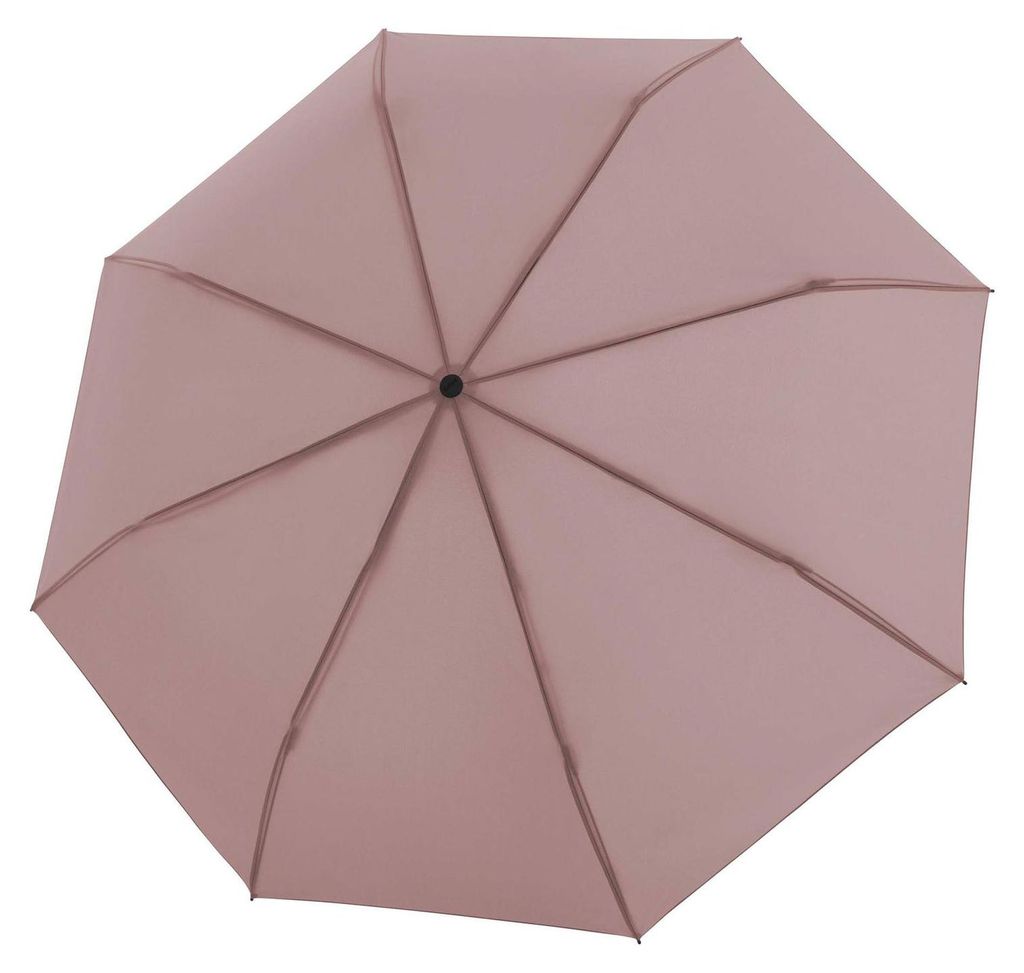 Knirps Taschenregenschirm Regenschirm Timber Manual Heather altrosa