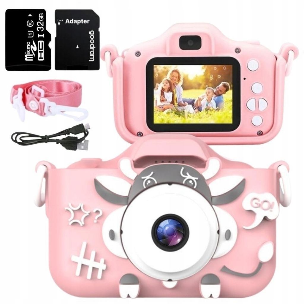 DIGITÁLNÍ FOTOGRAFICKÁ KAMERA PRO DĚTI 40 Mpx GAME SELFIE Obrázek produktu 