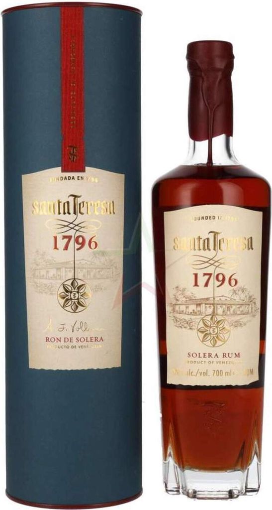Santa Teresa 1796 Solera Rum 40,00 % 0,70 Liter