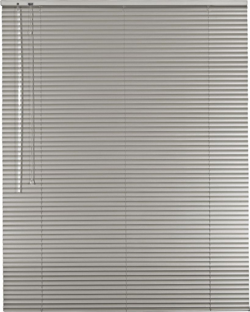 Alu Jalousie Aluminiumjalousie 205 x 240 cm grau Rollo Jalousette Bedienseite links