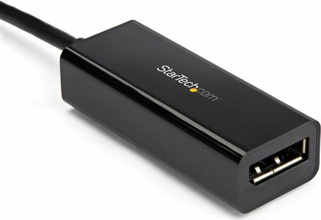 StarTech.com CDP2DP14B USB-C auf DisplayPort Adapter (8K 30Hz, HBR3 Adapter, Thunderbolt 3, Video Dongle fur DP 1.4 Monitor & Display)