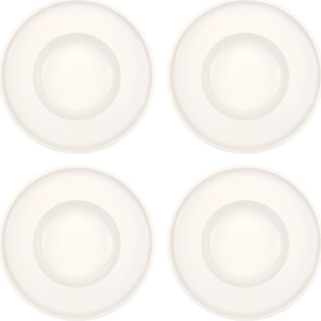 Villeroy & Boch ARTESANO ORIGINAL Pastateller D. 30cm 4er Set weiß Porzellan