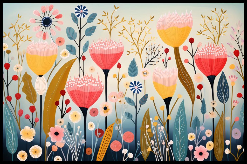 Plakat 86,4x56,8cm Traumgarten