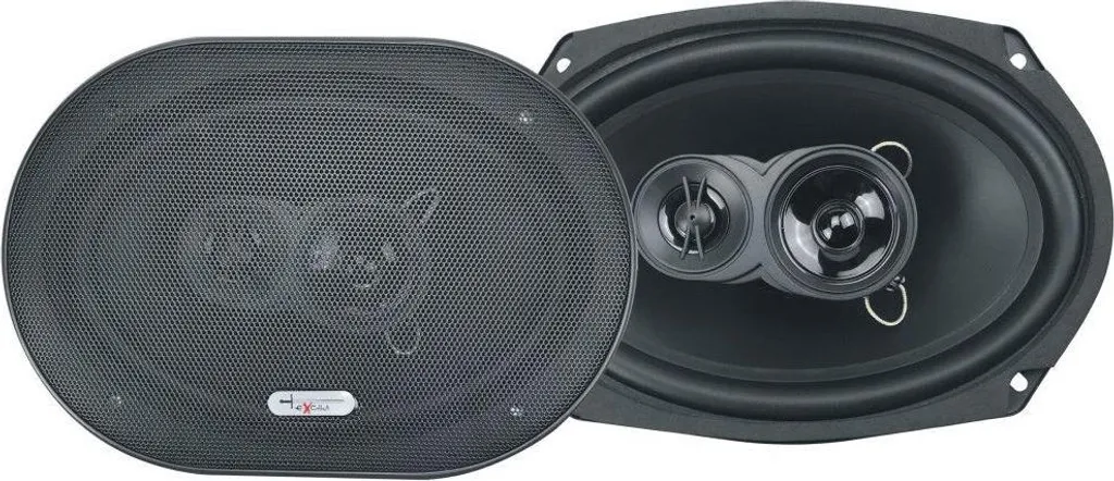 Haut-parleurs Voiture Excalibur X693 Triaxiaux 6x9 Pouces 400W Noir