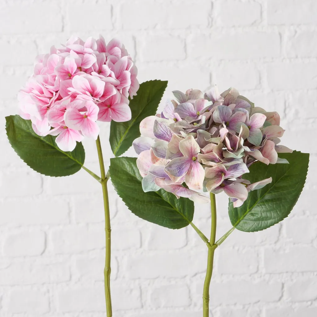Must-Have Decor: Ortensia Artificiale Rosa 46cm Realistica - 6
