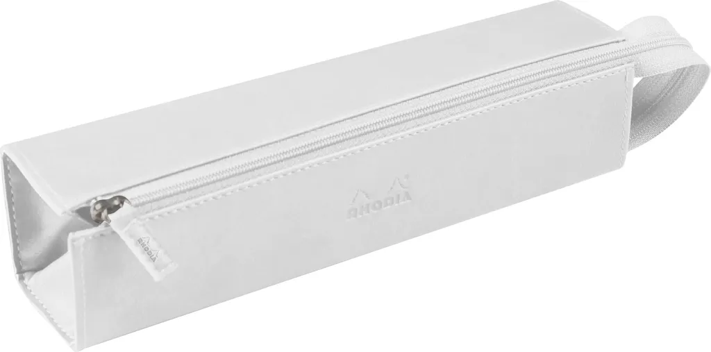 Trousse compacte Rhodia Rama blanche 23x5cm : finis les stylos éparpillés