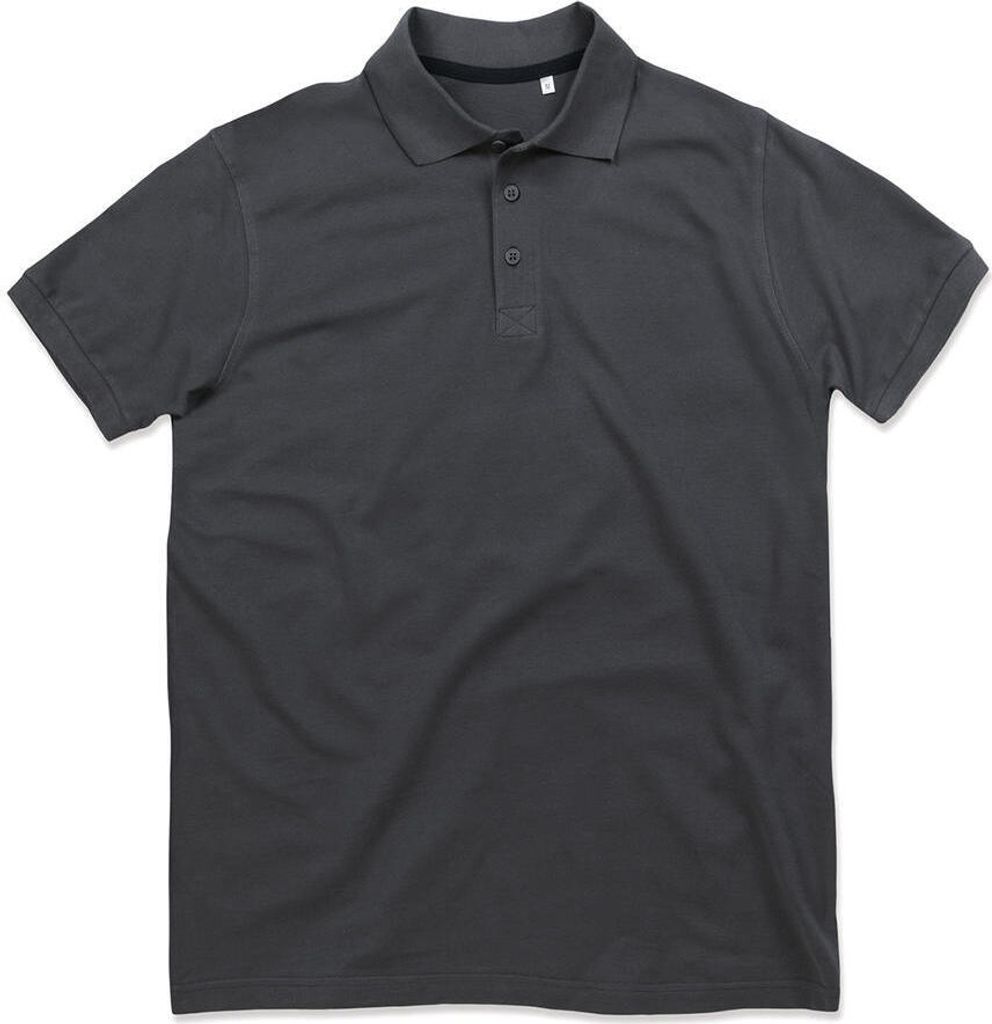 Stedman ST9060 | Herren Harper Polo Short Sleeve - Farbe: Slate Grey (Solid) - Größe: L
