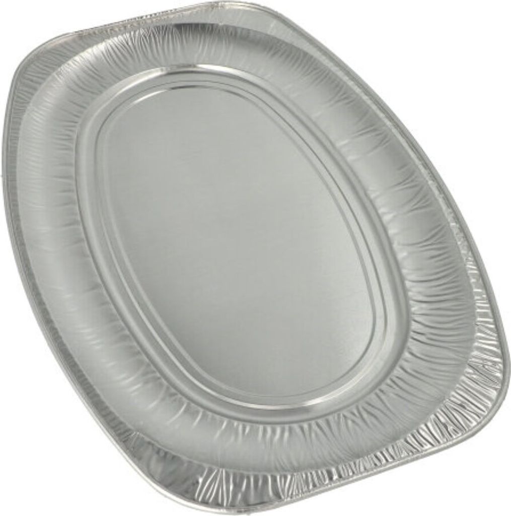 Servierplatten, Alu oval 54,7 cm x 35,8 cm Produktbild 