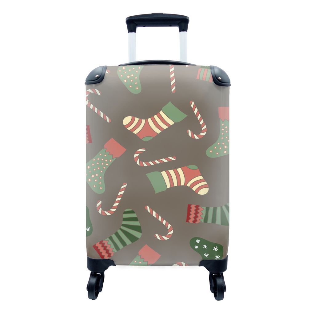 MuchoWow® Koffer Handgepäck Trolley Rollkoffer Kleine Produktbild 