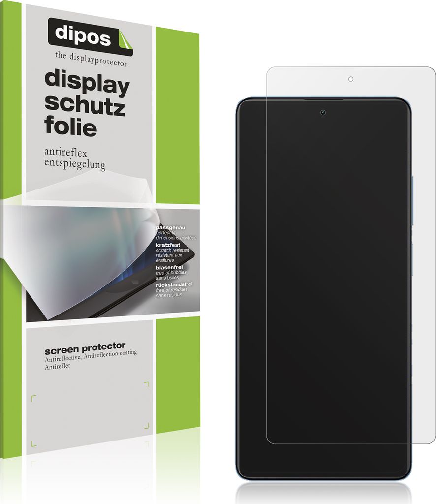 4x Schutzfolie für Xiaomi Redmi Note 12 Pro Plus 5G matt Displayschutzfolie Folie Display Schutz dipos