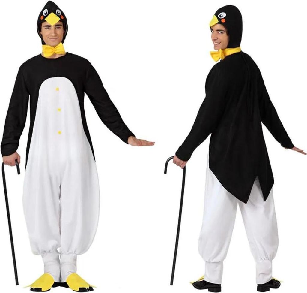Costume da pinguino Atosa bianco taglia M-L per bambini, Immagine del prodotto 