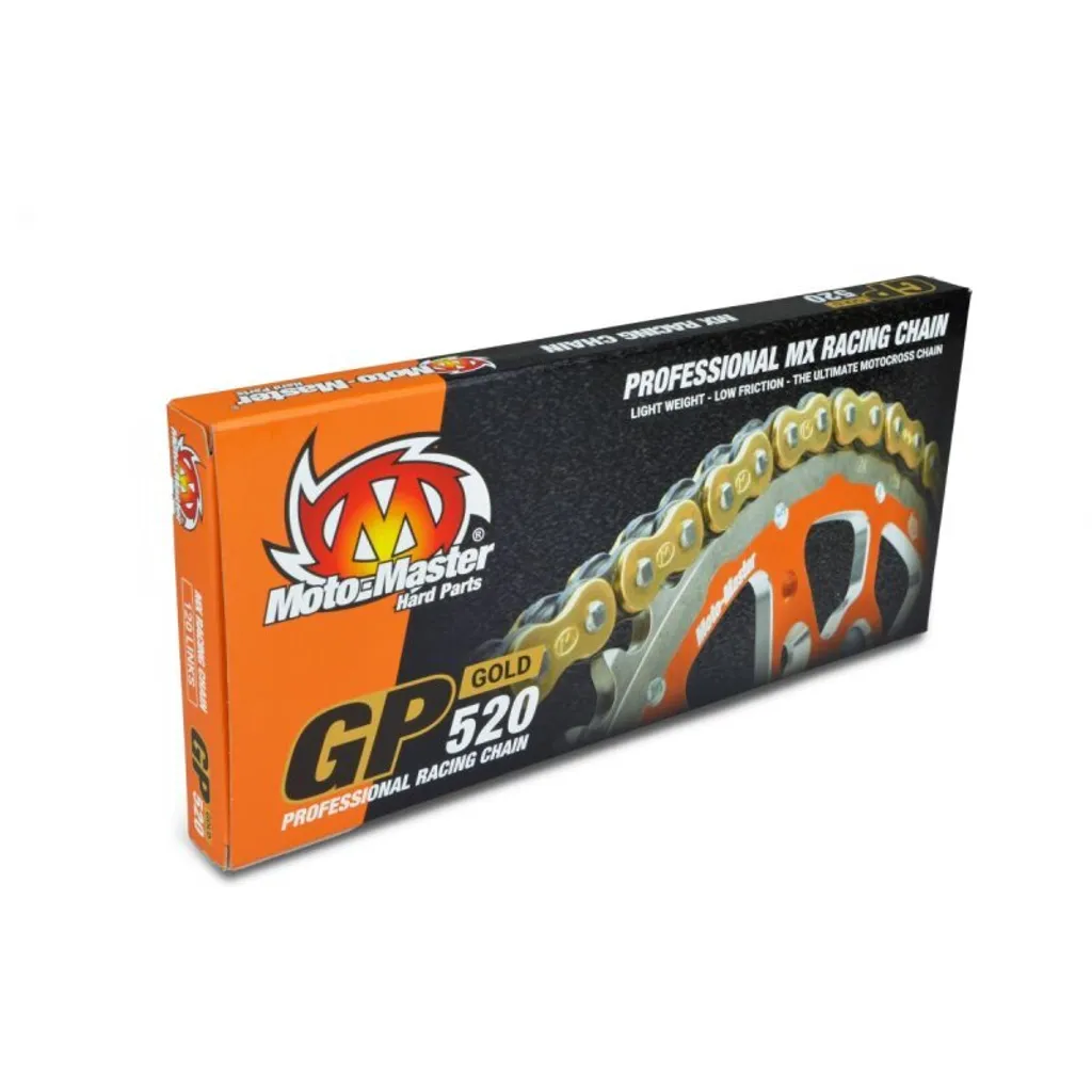 Chaîne Moto 120 Maillons GP-520 Argent Idéale Entretien Honda et Kawasaki
