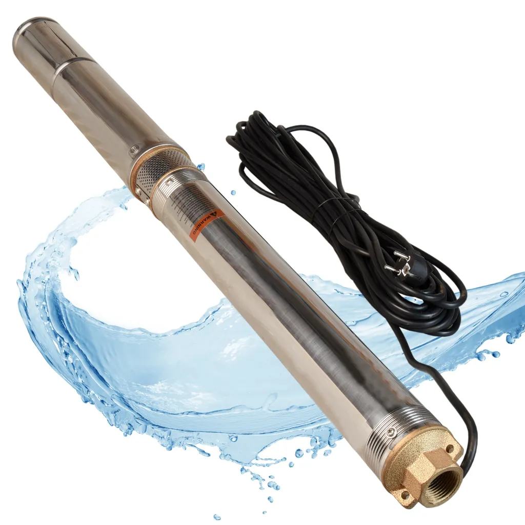 Pompe à eau en acier inoxydable 750W avec haute pression de refoulement