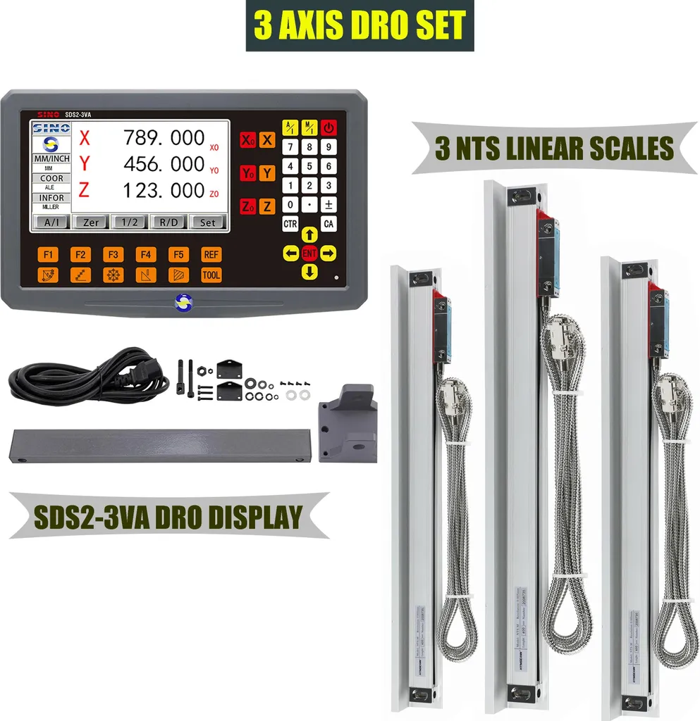 Lecteur numérique 3 axes LCD haute résolution pour usinage de précision - 2
