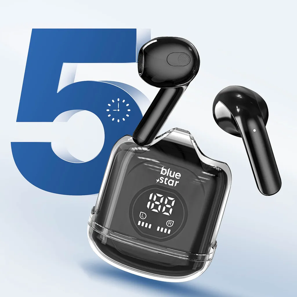 Cuffie Blue Star Wireless con Microfono | Ideali per Smart Working - 9
