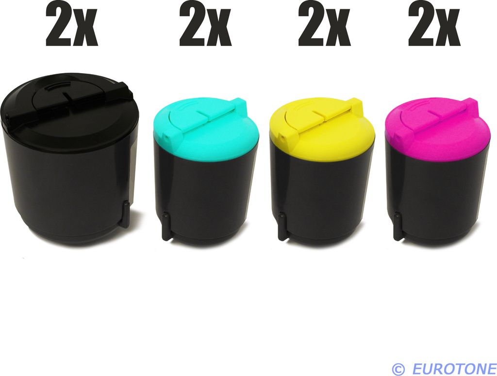 8x Eurotone Toner Alternative für Samsung CLP-300A / Produktbild 