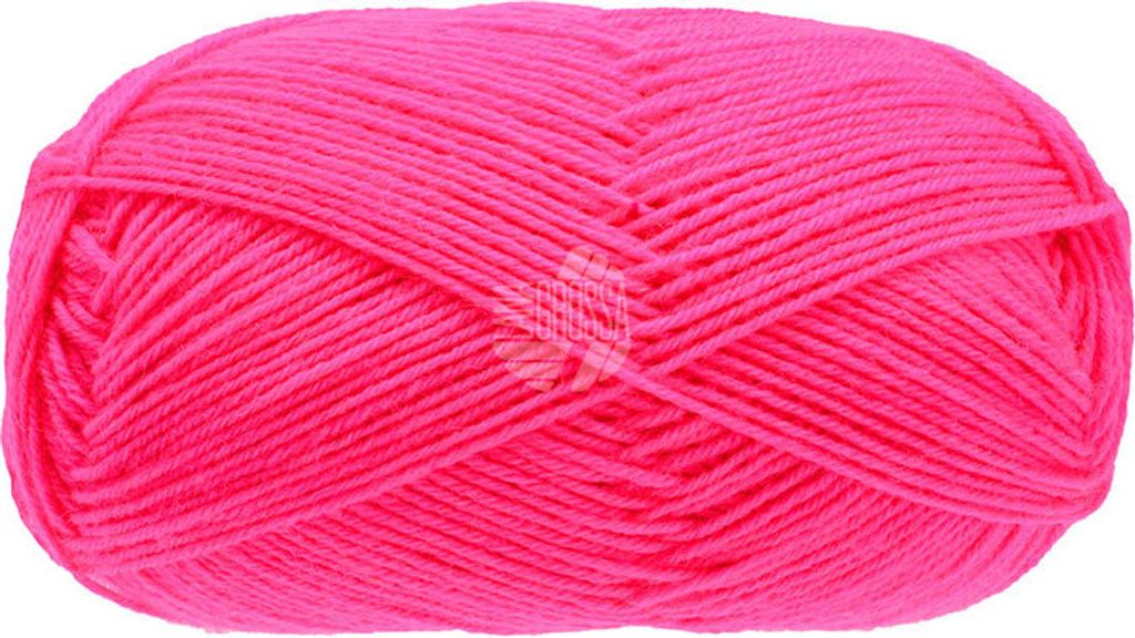 Lana Grossa - Meilenweit 4-fach 50g 1398 neonpink