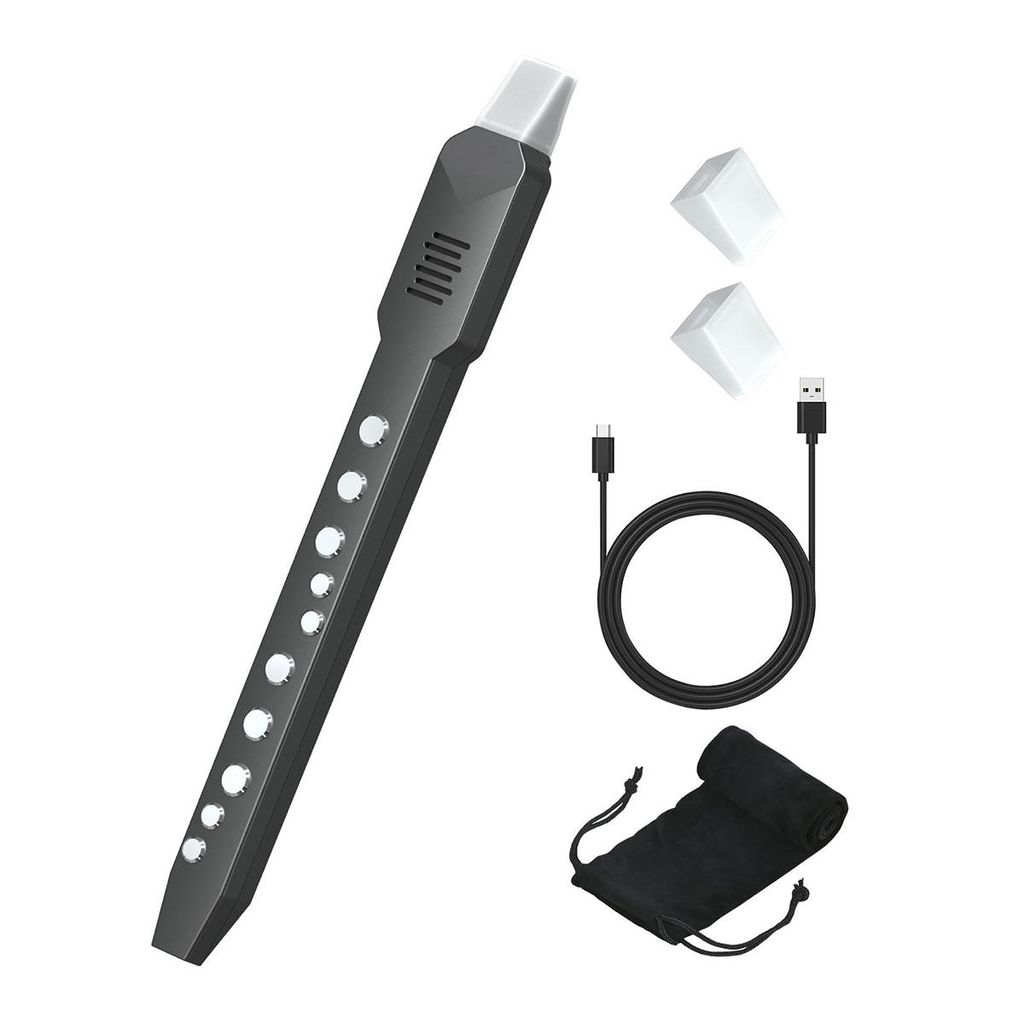 Elektrisches Blasinstrument EWI Digitales Saxophon MIDI Bluetooth 10 Klangfarben Akku 800mAh mit Lautsprecher für Anfänger Erwachsene