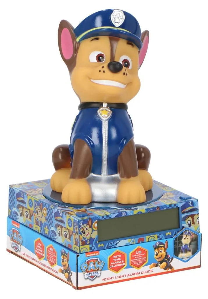 Réveil 3D Paw Patrol Veilleuse : Fini les Peurs du Noir et les Retards