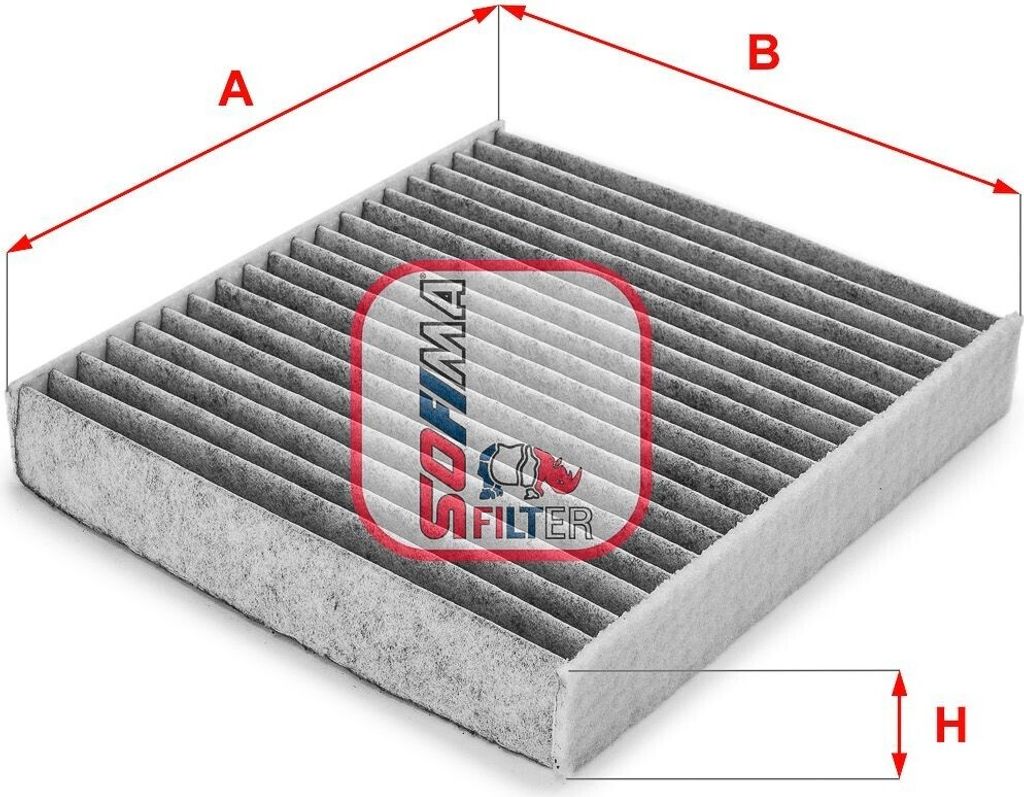 SOFIMA S 4158 CA Innenraumfilter Pollenfilter für FORD Focus II Schrägheck (DA, HCP, DP) Aktivkohle