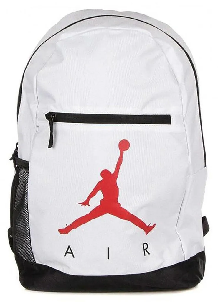 Sac à dos Jordan Air blanc avec trousse scolaire assortie pour ado