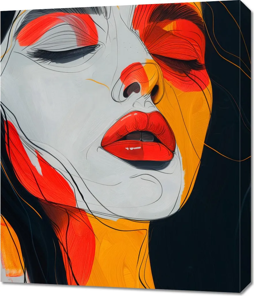 Image 60 x 70 cm Réflexion renversée - Décoration murale d'art moderne