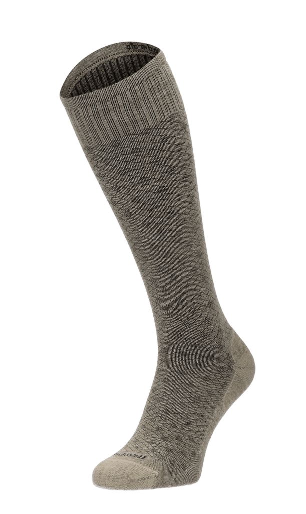 Sockwell Featherweight Herren Kompressionsstrümpfe 15-20 mmHg Khaki Größe 39-43