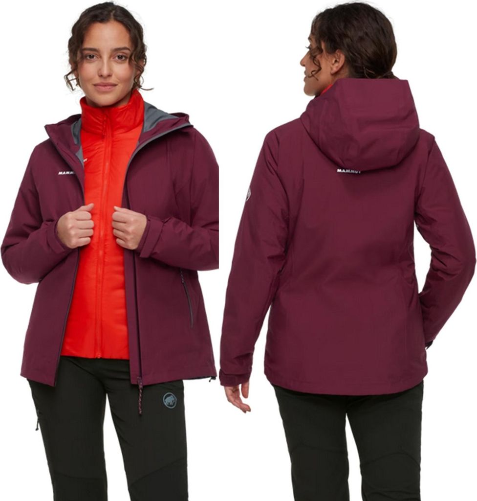 Mammut Alto Light 3 in 1 HS Hooded Jacket Damen Outdoor Wanderjacke : S