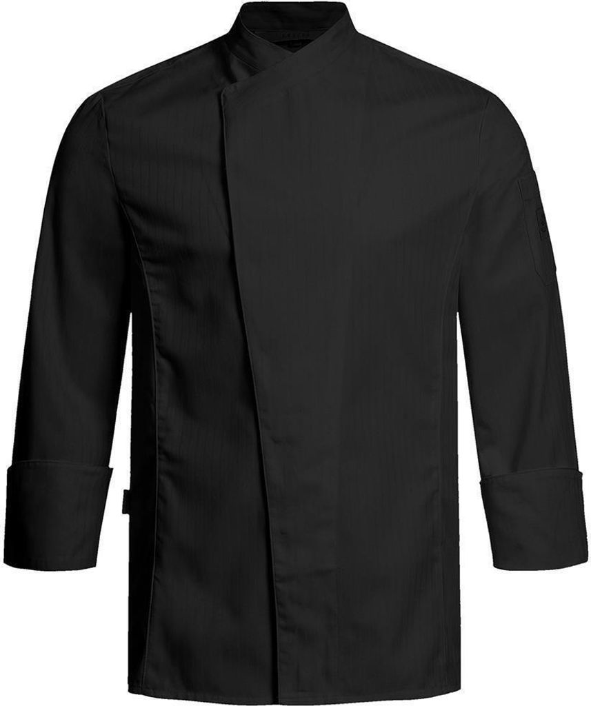 Greiff GASTRO MODA Cuisine Herren Premium-Kochjacke Schwarz XXL
