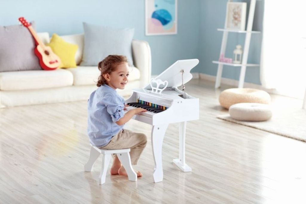 Hape Deluxe Spielzeugklavier Weiß E0338 Produktbild 12