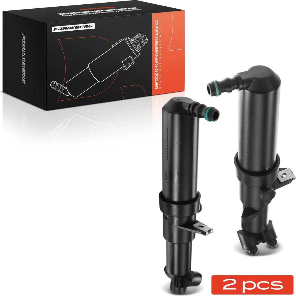 Paire de Gicleurs de Lave-phare Avant pour Mercedes Classe S W221