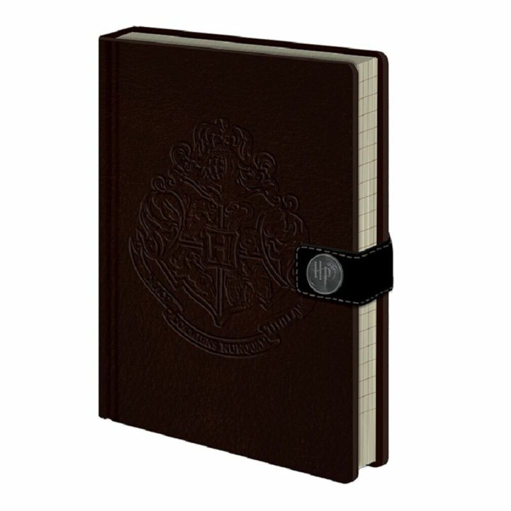 Pyramide - Hogwarts-Schild Premium A5 Notizbuch