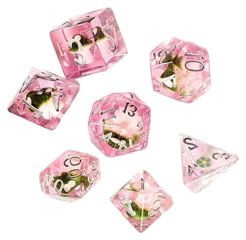 Würfelspiel mit Pilzen, polyedrisches Rollenspiel, 7-teiliges Tischspiel-Set für Erwachsene