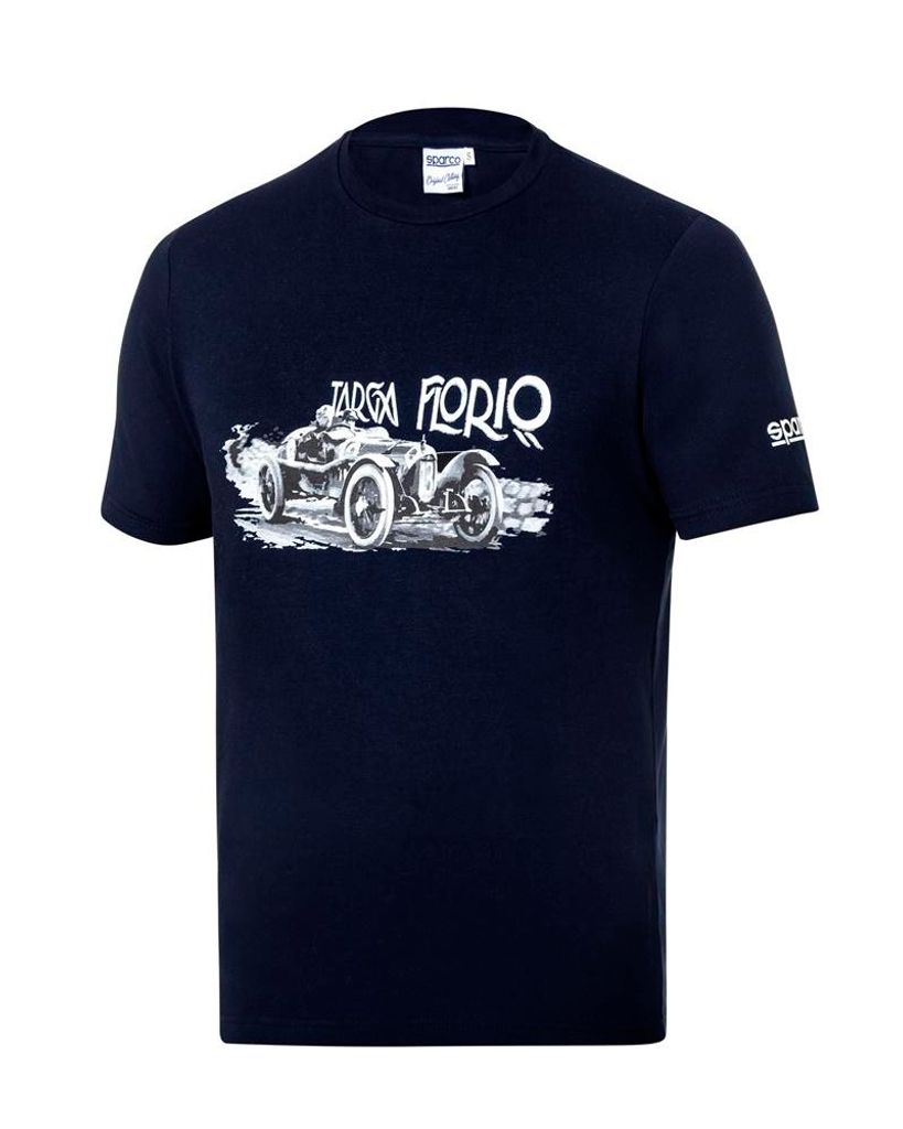 Superangebot: Sparco Targa Florio T-Shirt #T2 – Größe XXL – Farbe Marineblau