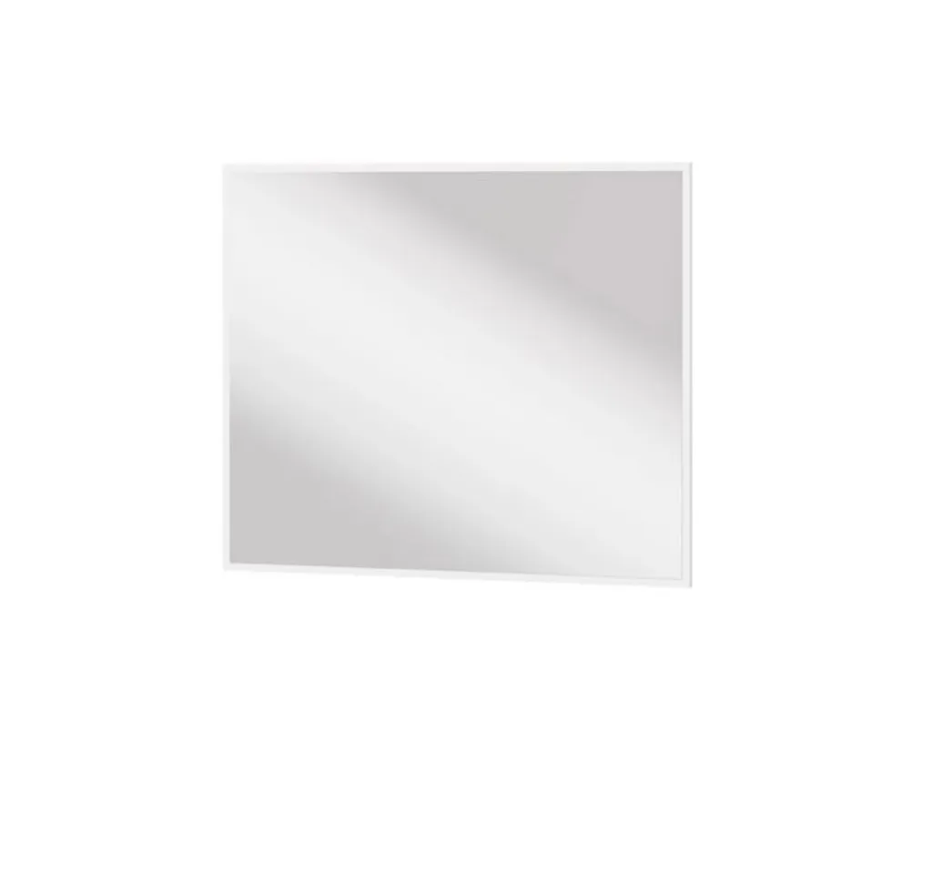 Specchio quadrato a muro per anticamera BEZA - bianco alpino