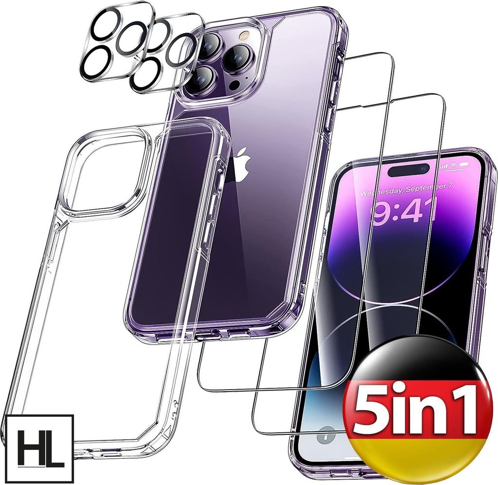 Schutz Hülle für Apple iPhone X XS Handy Tasche Slim Silikon Cover TPU Case mit Display Schutzfolie Kamera Glas Schutz Folie