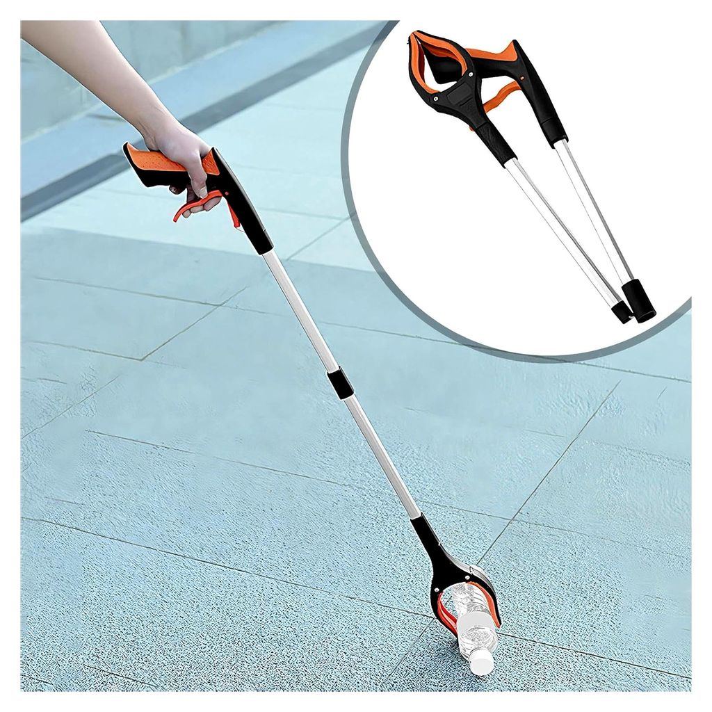 Greifzange – 84 cm ausziehbarer Stab, Müllgreifer, Mehrzweck-Picker-Oberteil, geeignet für Zuhause, Garten oder Büro, um älteren oder behinde...