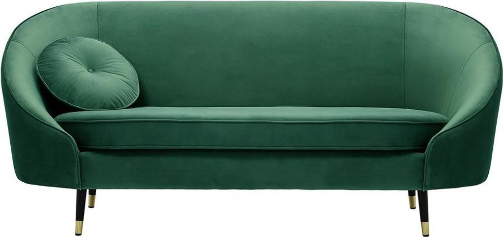 2,5-Sitzer Sofa Kooper-Velluto 12-Standard piping-brass