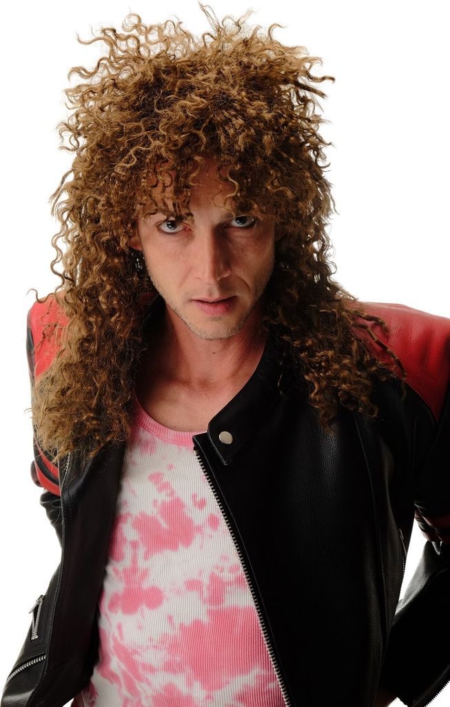 WIG ME UP Perücke Hardrock Mähne Wild Lockig Braun BW563-P6 Produktbild 
