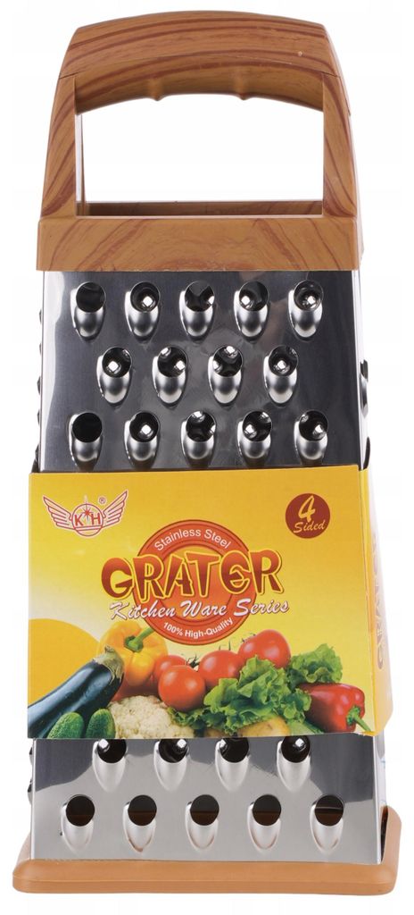 Tarka Do Warzyw I Owoców Stalowa Ręczna 4-Boczna Zdjęcie produktu 