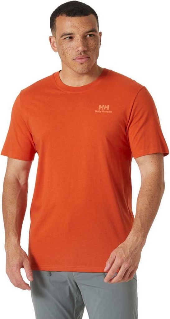 Helly Hansen Nord Graphic Kurzarm-t-shirt Orange S Mann Orange S