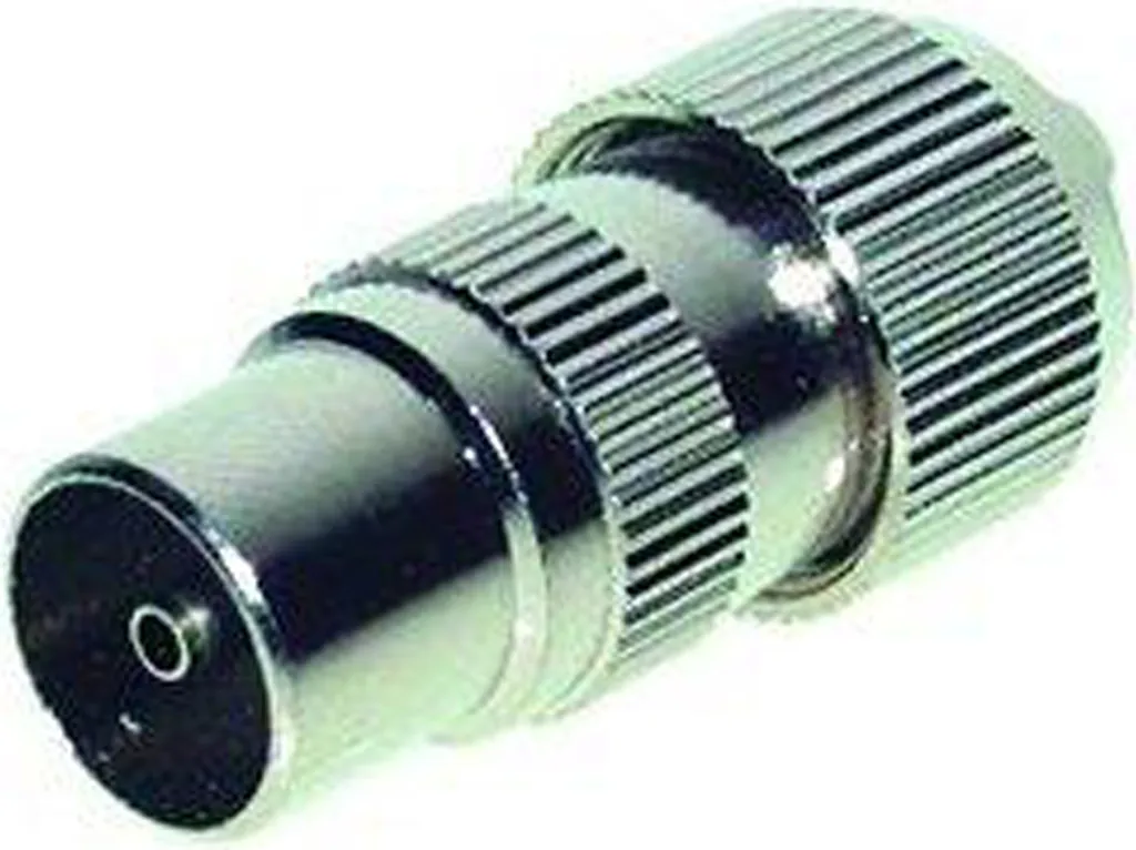 Fiche mâle coaxiale 9,5 mm shiverpeaks BASIC-S blindée haute performance